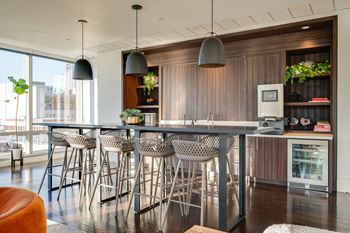Lounges with indoor and outdoor gathering spaces—perfect for entertaining, watching a movie or getting a breath of fresh air
